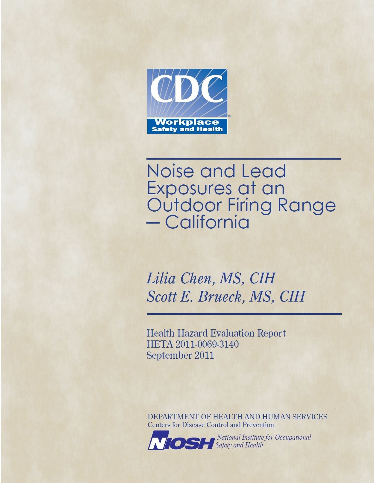 Noise and Lead Exposures at Outdoor Firing Ranges